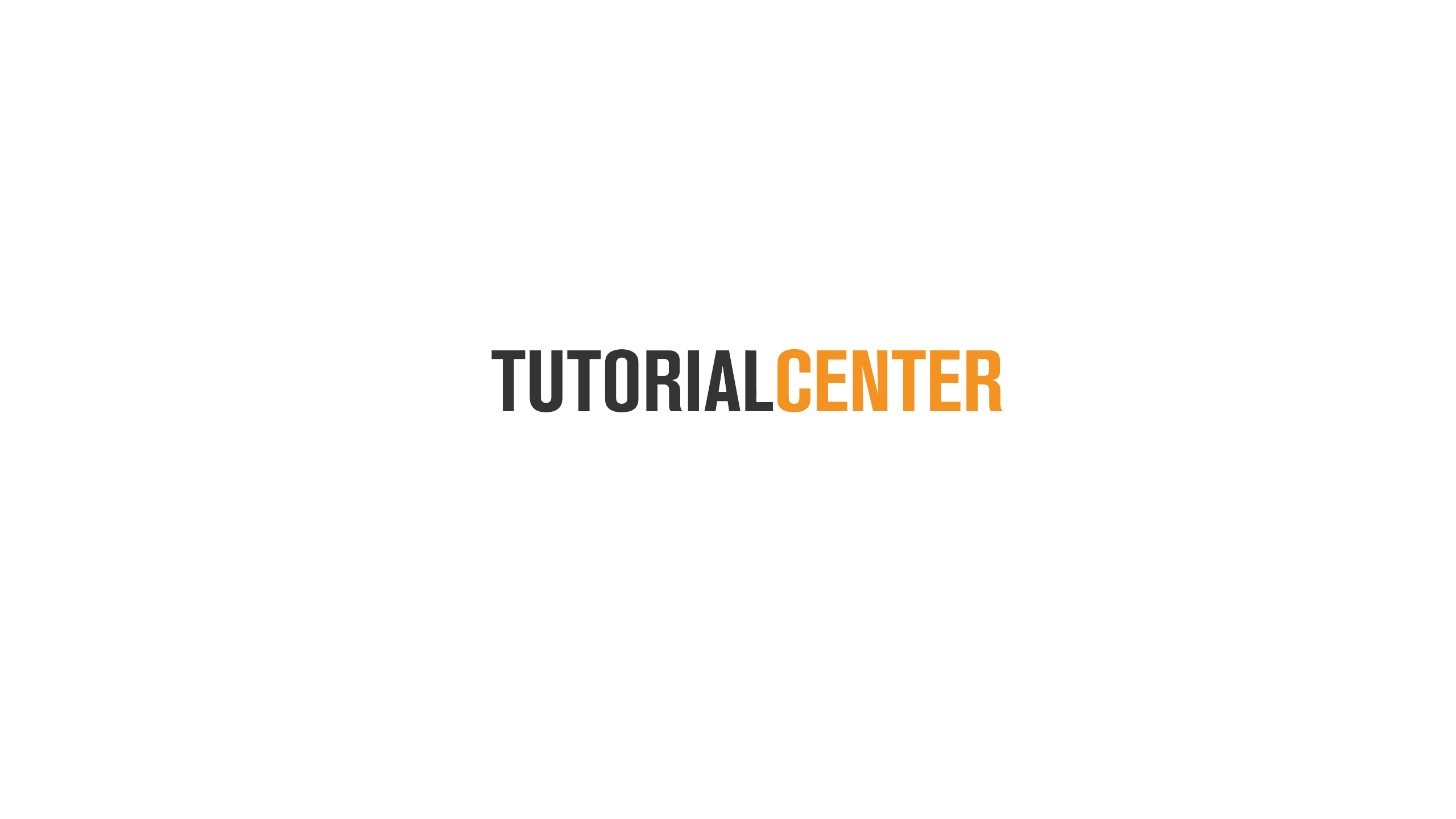 TutorialCenter